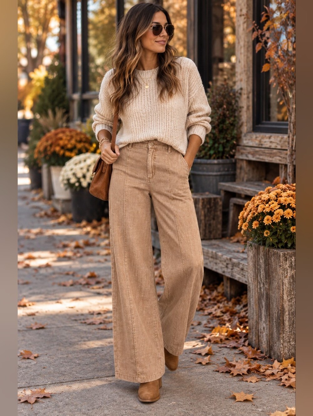 Young Fabulous & Broke Anthropologie Easton Wide Leg Linen Pants Preppy XS NWT